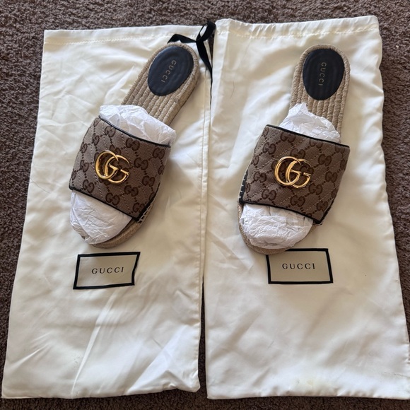 Gucci Espadrille Slides - Picture 8 of 9